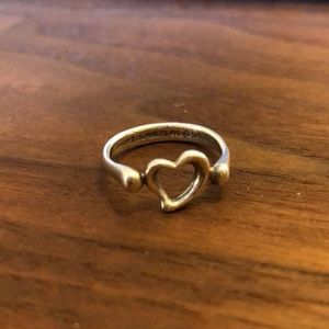 Tiffany &Co Elsa Peretti Open Heart Ring